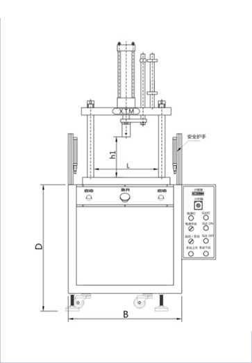 四柱两板液压机_XTM103