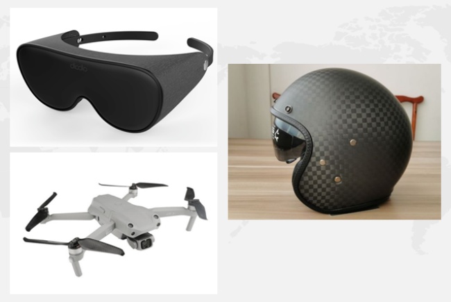 鑫台铭碳纤维热压成型机在VR/AR、头盔、无人机中的应用